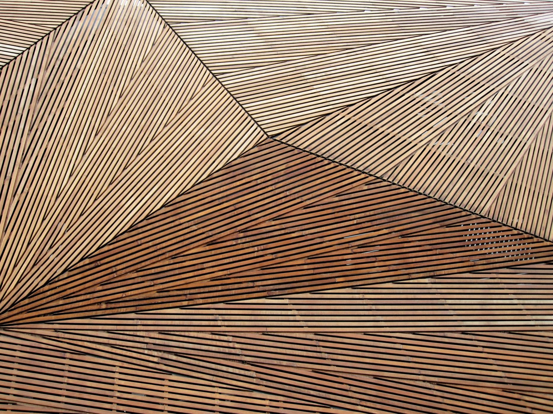 Eine Moderne Holzwand